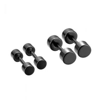 Dot Disc Stud Earrings, 925 Sterling Silver