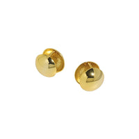 Geometry Round Ball 925 Sterling Silver Hoop Earrings
