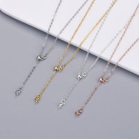 Y-Shape Adjustable Rolo Chain Necklace 410mm 925 Sterling Silver