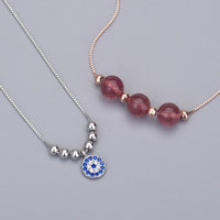 925 Sterling Silver Box Rolo Chain Bracelet