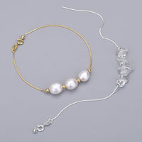 925 Sterling Silver Box Rolo Chain Bracelet