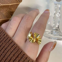 Party Flounce Skirt Adjustable Ring, 925 Sterling Silver