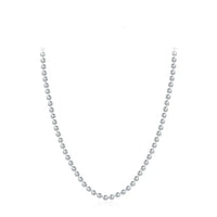Dainty Small Beads Choker Necklace in Sterling Silver
