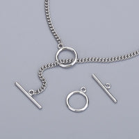 O T Shape 925 Sterling Silver End Caps