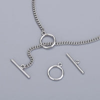 O T Shape 925 Sterling Silver End Caps