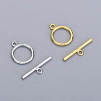 O T Shape 925 Sterling Silver End Caps