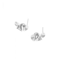Fashion Geometry Scallop Skirt 925 Sterling Silver Stud Earrings