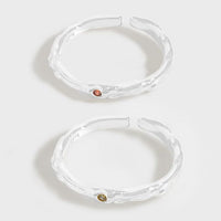 Irregular Round Crystal Branch Adjustable Ring