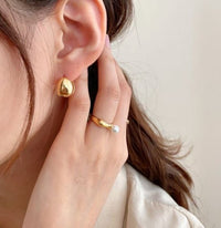 Waterdrop 925 Sterling Silver Hoop Earrings