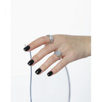 Irregular River Wave 925 Sterling Silver Adjustable Ring
