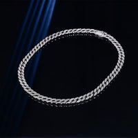 Men's Cubic Hollow Chain Necklace, 925 Sterling Silver