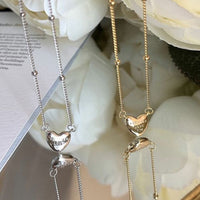 Forever Love 520 Heart Necklace, 925 Sterling Silver