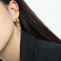 Fashion Box Chain Non-Pierced Earring, 925 Sterling Silver (Single)
