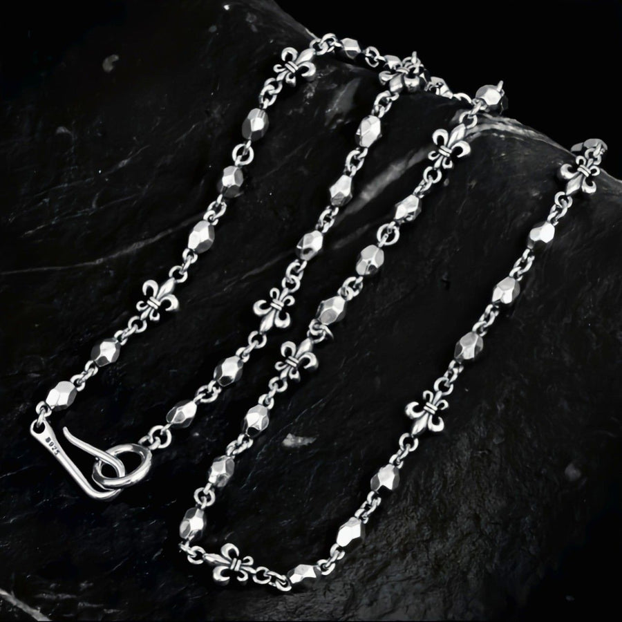 Anchor Curb Necklace, 925 Sterling Silver