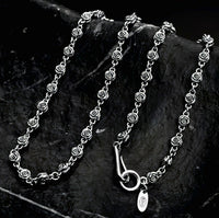 Rose Flower 925 Sterling Silver Necklace