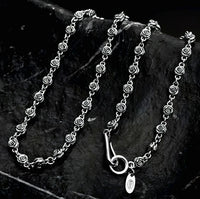 Rose Flower 925 Sterling Silver Necklace