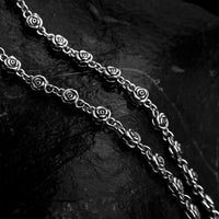 Rose Flower 925 Sterling Silver Necklace