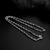 Rose Flower 925 Sterling Silver Necklace