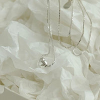 Graduation Mini Heart 925 Sterling Silver Necklace