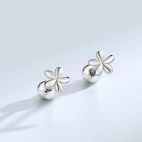 Five Petal Small Flower Stud Earrings