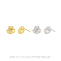 Scallop Flower Earrings