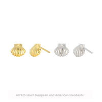 Scallop Flower Earrings