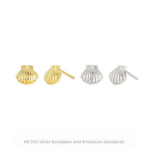 Scallop Flower Earrings