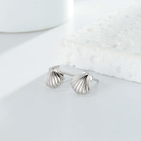 Scallop Flower Earrings