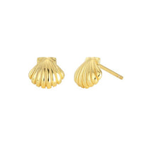 Scallop Flower Earrings