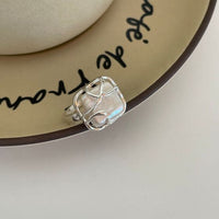 Natural Baroque Pearl 925 Sterling Silver Adjustable Ring