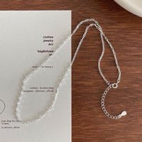 Masculine Hollow Pig Nose Sterling Silver Necklace