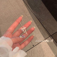 Sweet Girl Crystal Bow-knot Necklace