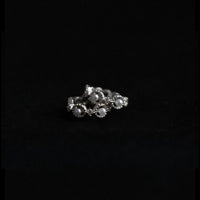 Classic Mini Round Shell Pearl Non-Pierced Earrings, 925 Sterling Silver