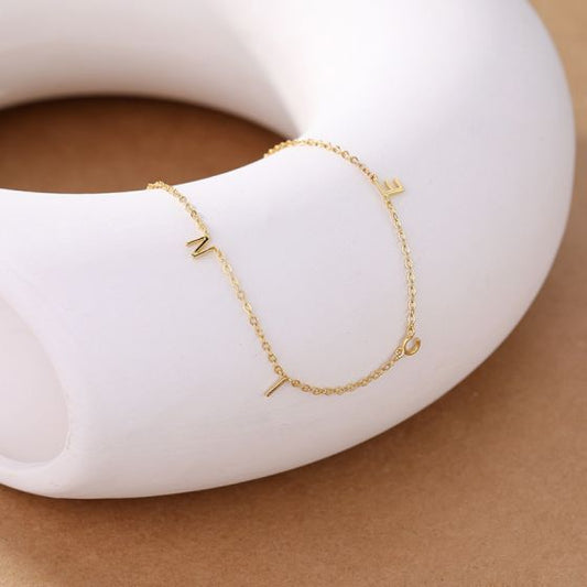 NICE Letters 925 Sterling Silver Necklace