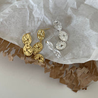INS-Style 925 Sterling Silver Irregular Earrings