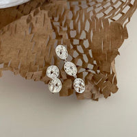 INS-Style 925 Sterling Silver Irregular Earrings
