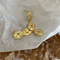 INS-Style 925 Sterling Silver Irregular Earrings