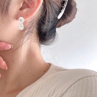 INS-Style 925 Sterling Silver Irregular Earrings