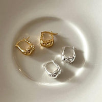S925 Pure Silver Irregular Earrings