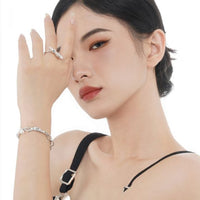Baroque Pearl Adjustable 925 Sterling Silver Ring