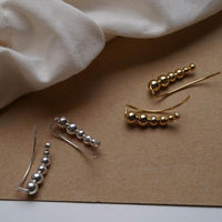 925 Sterling Silver Climbing Stud Earrings