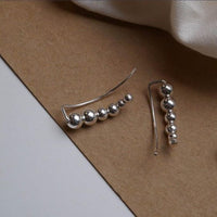 925 Sterling Silver Climbing Stud Earrings