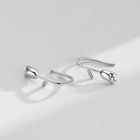 Tulip Flower French Hook Earrings