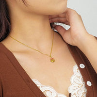 Red Bow-Knot Bell Pendant Necklace