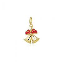 Red Bow-Knot Bell Pendant Necklace