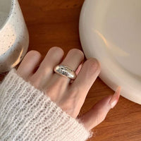 Vintage Tomorrow Will Be Better 925 Sterling Silver Adjustable Ring