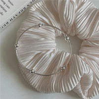 Beaded Geometry 925 Sterling Silver Bracelet