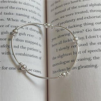 Beaded Geometry 925 Sterling Silver Bracelet