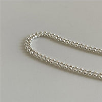 Double Layer Bead Stacker Bracelet, 925 Sterling Silver