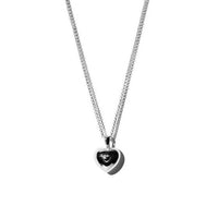 Honey Moon Double Heart Necklace in 925 Sterling Silver